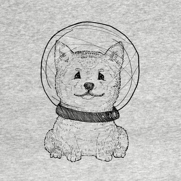 Space Doggo - dog lover, space gift, animals by Inspirational Koi Fish